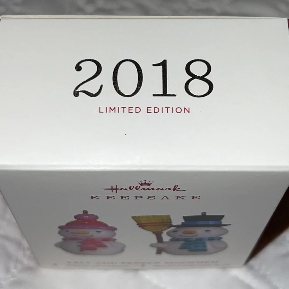 NIB Hallmark Keepsake Ornament “Salt and Pepper Snowmen”